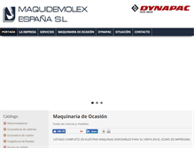 Tablet Screenshot of maquidemolex.com